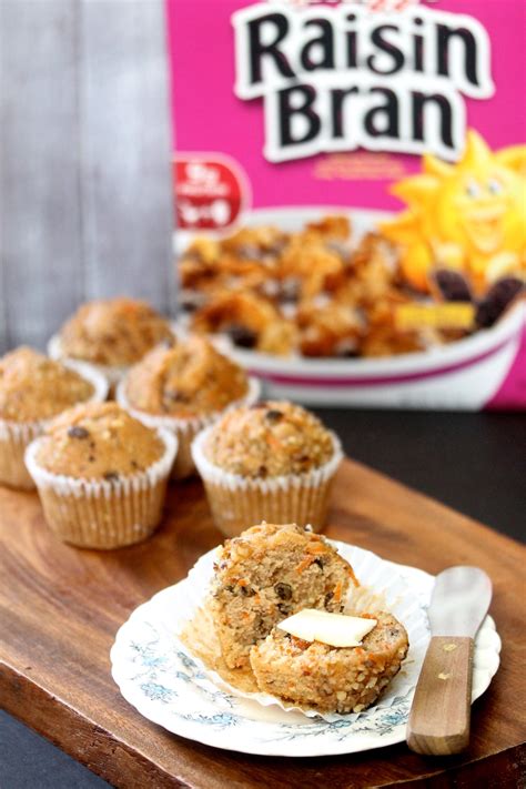 Carrot Raisin Bran Muffins My Cooking Spot