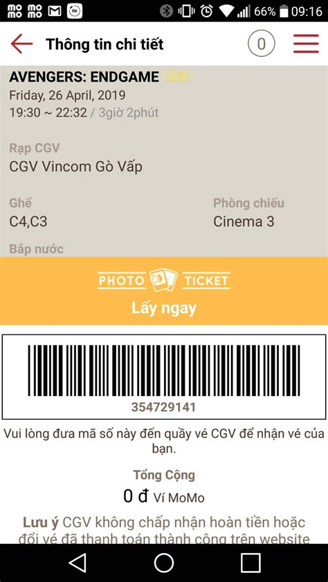 Review hướng dẫn đặt vé xem phim CGV trên điện thoại