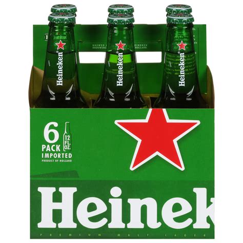 Save On Heineken Premium Malt Lager Beer Original 6 Pk Order Online