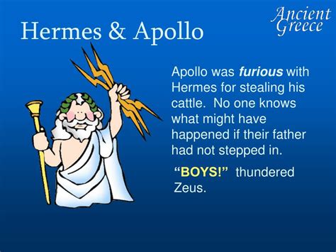 PPT Hermes And Apollo An Ancient Greek Myth PowerPoint Presentation