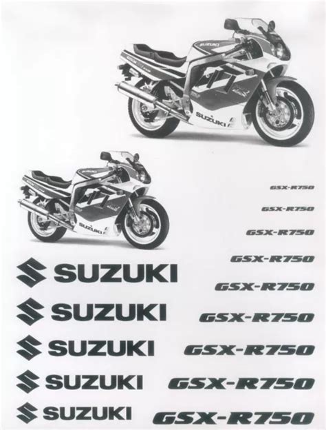 Suzuki Gsx R Prospekt Blatt Brochure Prospectus Katalog