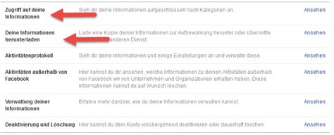 Facebook Daten Einsehen Und Löschen Marc Steiner