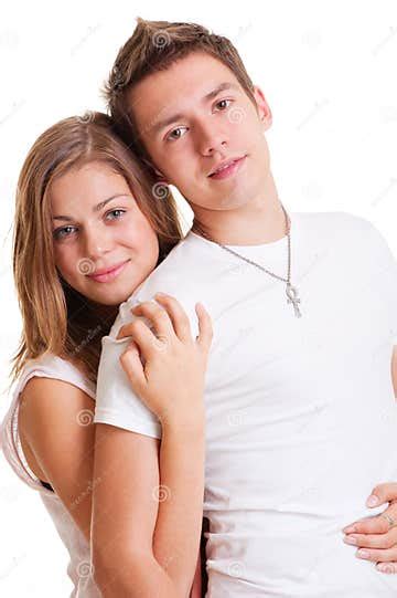 Beautiful Couple In White Clothes Stock Image Image Of Dating Couple