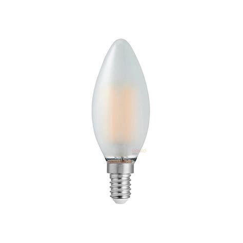 Filament Frosted Candle LED 6W E14 Dimmable Warm White F614 C35 F