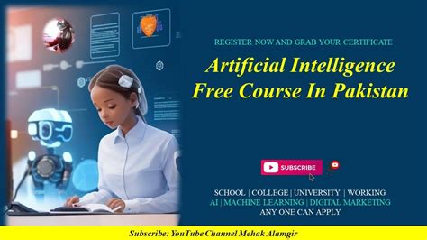 Free Artificial Intelligence Course In Pakistan Youtube