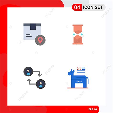 Creative Flat Vector Hd Images Pack Of Creative Flat Icons Of Box