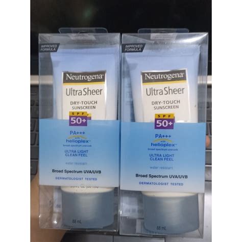 Jual [new] Neutrogena Ultra Sheer Dry Touch Sunscreen Spf 50 88ml