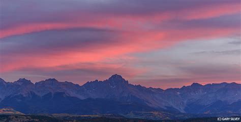 Beautiful Fall Sunset Mt Sneffels Colorado SJM 01 15 Gary