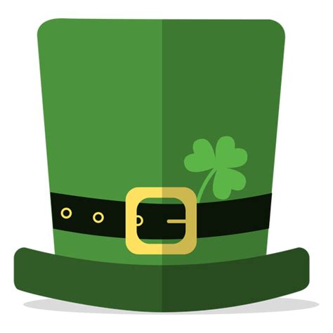 Saint Patricks Hat Illustration Transparent PNG SVG Vector File