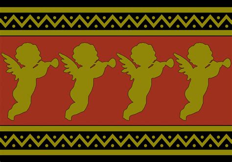 Cherub Wallpaper Pattern Free Stock Photo - Public Domain Pictures