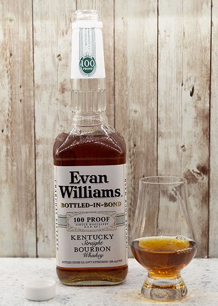 Evan Williams Bottled In Bond Review The Bourbon Finder