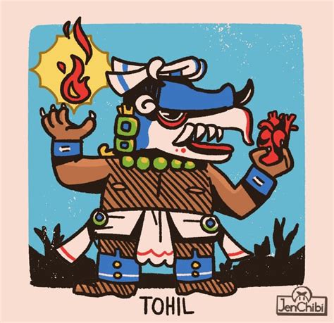 Tohil Dios Patrono De Los Mayas Kʼicheʼ Rcentralamerica