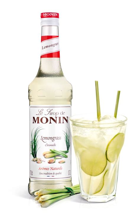 Monin Lemongrass Syrup 70cl Love Tiki Drink Flavourings Lemon Grass Monin Flavored Drinks