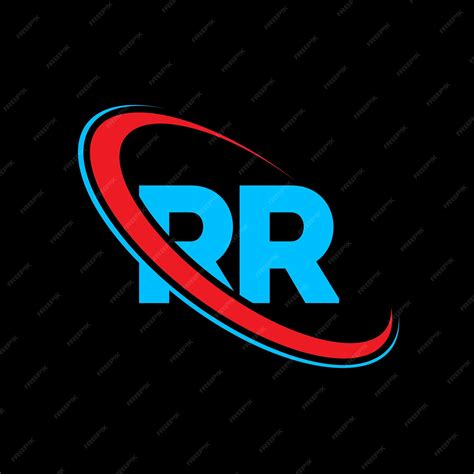 Premium Vector Rr Letter Logo Design Initial Letter Rr Linked Circle