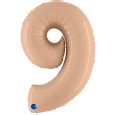 Folieballon Satin Cijfer Nude Cm Partydeco Nl