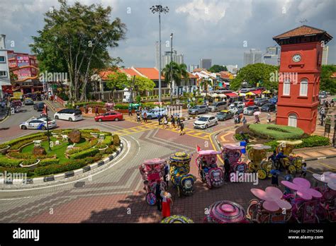 Red Square Malacca Melaka Malaysia Stock Photo Alamy