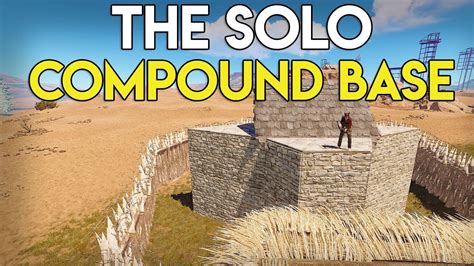 Building The Solo Compound Base Rust Solo Survival 10 Youtube