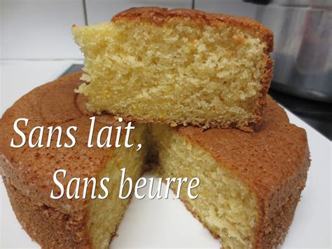 Gâteau à l orange sans lait sans beurre