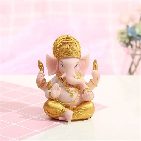 Hand-painted Lord Ganesha Statue - Etsy