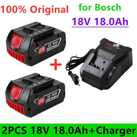 BAT609 Rechargeable Battery 18 V 18000mAh Lithium Ion For Bosch 18v