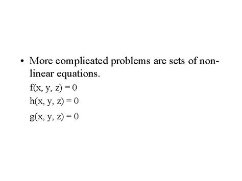 Root Finding Methods Solving NonLinear Equations Root Finding