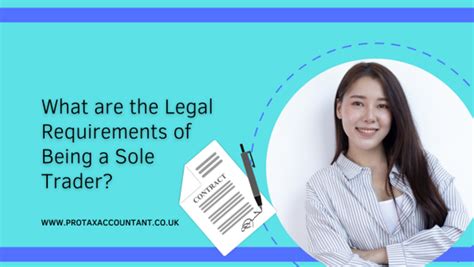 What Are The Legal Requirements Of Being A Sole Trader