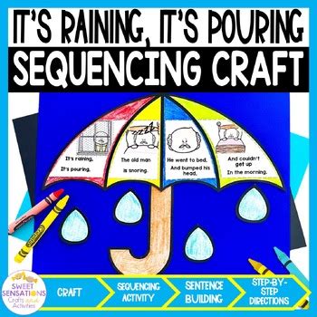 It S Raining It S Pouring Nursery Rhyme Craft Heggerty Nursery Rhymes