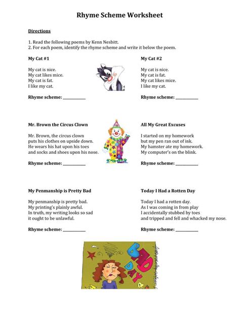 Practice Reading Poetry Worksheet For 2nd 4th Grade Lesson Planet Worksheets Library