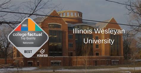 Illinois Wesleyan University Earns High Ranking in College Factual 2020 Best Quality Colleges Report