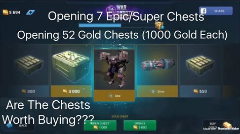 War Robots Event Gold Chest Opening I U Pixonic Youtube