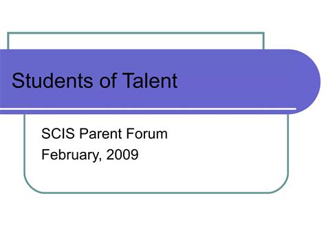 Talent Identification Ppt