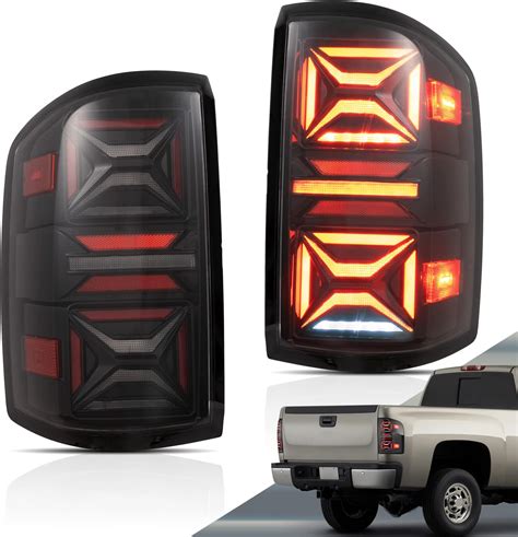 Vland Luces Traseras Led Compatibles Con Chevy Silverado