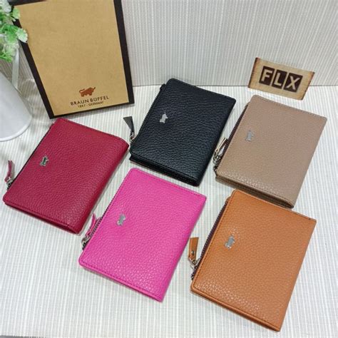 Jual Dompet Braun Buffel Wanita Motif Kulit Jeruk Box Shopee Indonesia