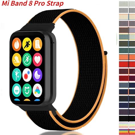 Nylon Loop Strap For Xiami Mi Band Pro Watchband Breathable Bracelet