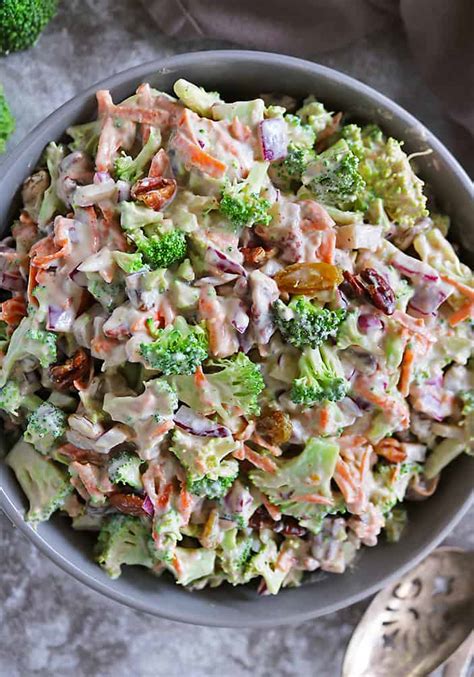 Easy Vegan Broccoli Salad Savory Spin