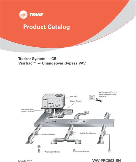Trane Varitrac Dampers Catalogue Vav Prc003 En 0312