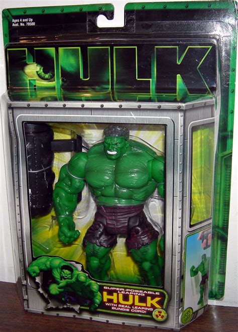 Super Poseable Leaping Hulk Movie Action Figure Toy Biz