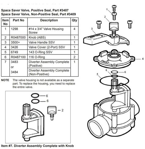 Jandy Pro Series Two Port Space Saver Valve Instruction Manual