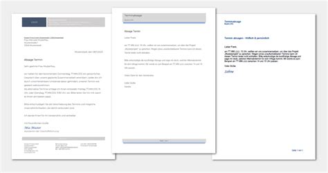 Termin Absagen Muster Vorlagen Beispiele Nerdcore