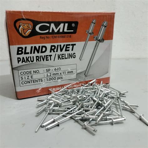 Jual PAKU RIVET CAMEL PER 50PCS 3 2MM VARIAN UKURAN PAKU RIVET