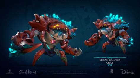 Artstation Sea Of Thieves A Pirates Life Ocean Crawler Crab