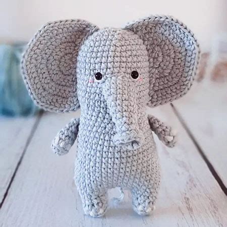 Elefant Sophie PDF Amigurumi Anleitung Kostenlos