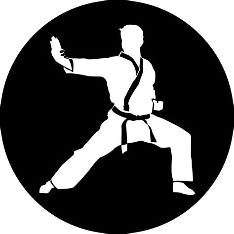 Simple Karate Logo Vector 6946256 Vector Art At Vecteezy