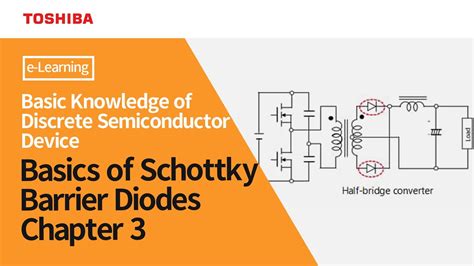 Basics Of Schottky Barrier Diodes【chapter3 E Learning】 Youtube