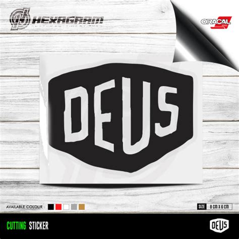 Jual Cutting Sticker Deus Ex Machina Logo Stiker Logo Deus Ex Machina