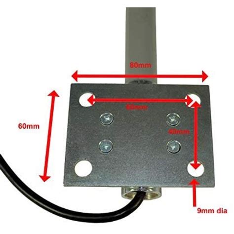 3G 4G LTE 9 DBi Omni Directional Permanent Mount Outdoor Fiberglass