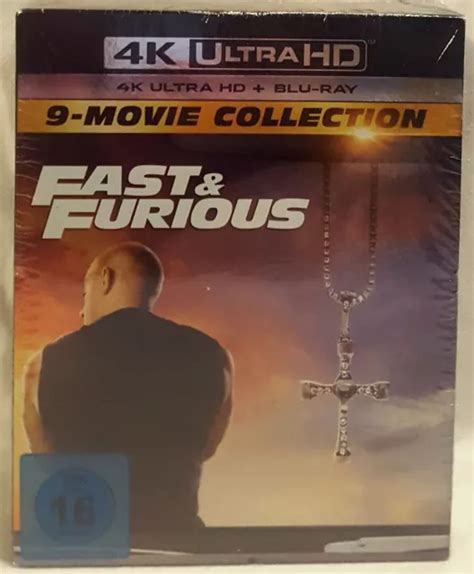 FAST FURIOUS 9 Movie Collection 4K Ultra HD 18 Blu Ray Box