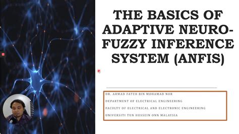 The Basics Of Adaptive Neuro Fuzzy Inference System Anfis Part Youtube