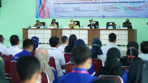 Pemkab Banyuwangi Teken MoU Dengan Kemenaker Warga Dapat Pelatihan