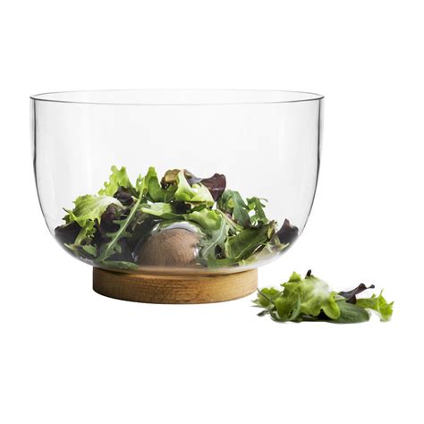 Buy Sagaform Oak And Glass Serving Bowl About Living